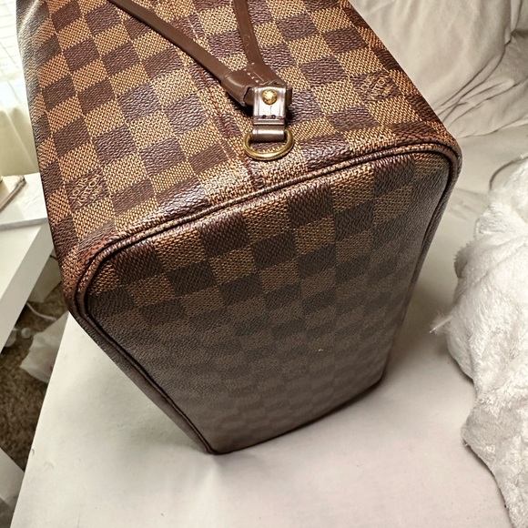 Louis Vuitton neverfull mm damier ebene rose ballerine - Picture 6 of 13